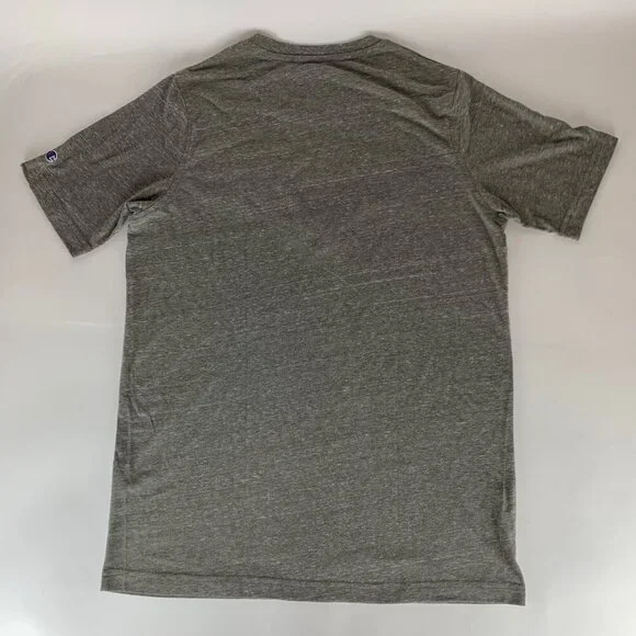 Ohio State Buckeyes NCAA Taupe Champion Stitched Short Sleeve Shirt Mens Large - Picture 4 of 6